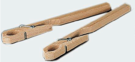 Fa kémcsőfogó csipesz