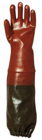 Vállig érő sav- és lúgálló kesztyű